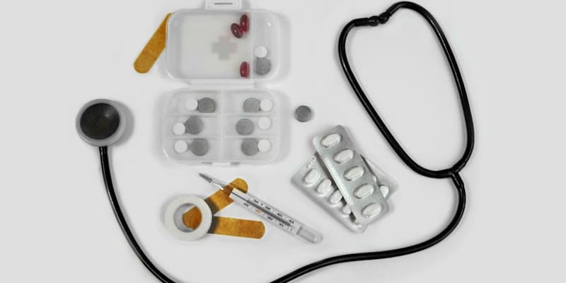 Botiquín doméstico bien organizado